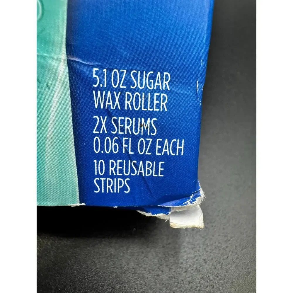 NWT Hydro Silk Sugar Wax Roller, 2 Serums, & 10 Reusable Strips